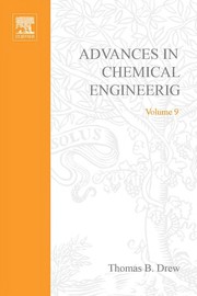 Front cover of Advances in chemical engineering by Drew, Thomas Bradford