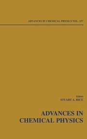Front cover of Advances in Chemical Physics by Stuart A. Rice