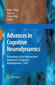 Front cover of Advances in cognitive neurodynamics by International Conference on Cognitive Neurodynamics (1st 2007 Shanghai)
