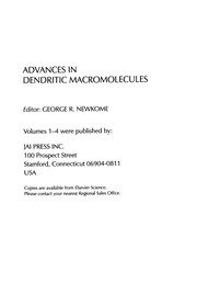 Front cover of Advances in Dendritic Macromolecules, Volume 5 by G. R. Newkome