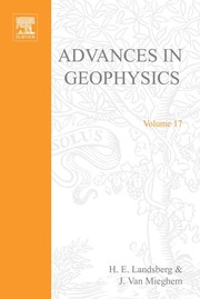 Front cover of Advances in geophysics by Helmut Erich Landsberg