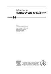 Cover of Advances in heterocyclic chemistry by Alan R. Katritzky