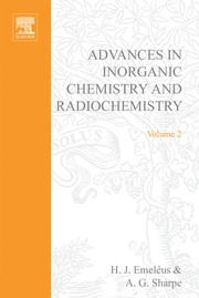 Cover of Advances in inorganic chemistry and radiochemistry by H. J. Emeléus