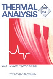 Front cover of Advances in Instrumentation by H. G. Wiedemann