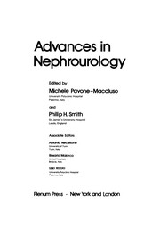 Cover of Advances in Nephrourology by Michele Pavone-Macaluso