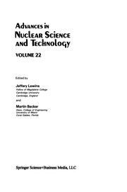 Cover of Advances in Nuclear Science and Technology by Jeffery Lewins