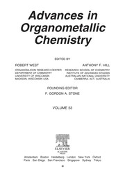 Cover of Advances in organometallic chemistry by West, Robert