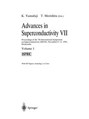 Front cover of Advances in Superconductivity VII by Kaoru Yamafuji