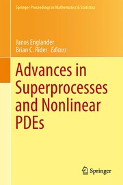 Cover of Advances in Superprocesses and Nonlinear PDEs by Janos Englander