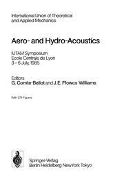 Cover of Aero- and Hydro-Acoustics by Geneviève Comte-Bellot
