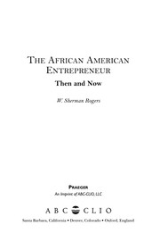 Front cover of The African American entrepreneur by W. Sherman Rogers