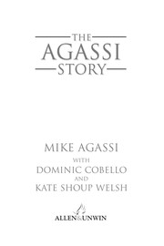 Front cover of The Agassi story by Dominic Cobello