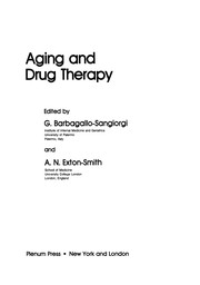 Front cover of Aging and Drug Therapy by G. Barbagallo-Sangiorgi