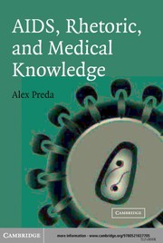 Cover of AIDS, rhetoric, and medical knowledge by Alex Preda