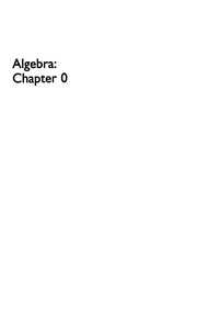 Front cover of Algebra by Paolo Aluffi