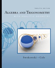 Front cover of Algebra and trigonometry with analytic geometry by Earl William Swokowski