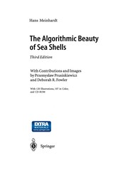 Cover of The Algorithmic Beauty of Sea Shells by Hans Meinhardt