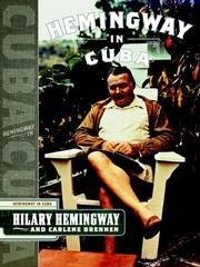 Front cover of Hemingway in Cuba by Hilary Hemingway