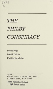 Cover of The Philby Conspiracy by Bruce Page