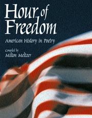 Front cover of Hour of freedom by Milton Meltzer
