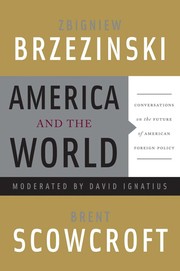 Cover of America and the world by Zbigniew Brzezinski