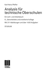 Front cover of Analysis fu r technische Oberschulen by Karl-Heinz Pfeffer
