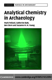 Front cover of Analytical chemistry in archaeology by A. M. Pollard