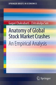 Front cover of Anatomy of Global Stock Market Crashes by Gagari Chakrabarti