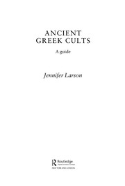 Front cover of Ancient Greek cults by Jennifer Larson