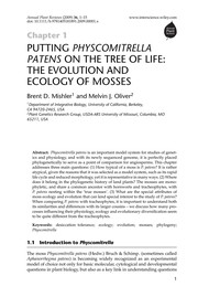 Cover of The moss Physcomitrella patens by D. J. Cove