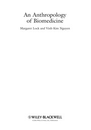 Front cover of The anthropology of biomedicine by Margaret Lock