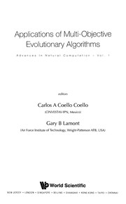 Cover of Applications of multi-objective evolutionary algorithms by Carlos A. Coello Coello