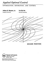 Cover of Applied optimal control by Arthur E. Bryson