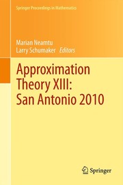 Cover of Approximation Theory XIII: San Antonio 2010 by Marian Neamtu