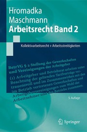 Cover of Arbeitsrecht Band 2 by Wolfgang Hromadka