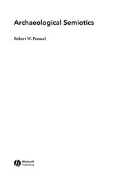 Cover of Archaeological Semiotics by Robert W. Preucel