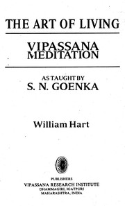 Front cover of The art of living by William Hart