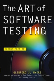 Front cover of The art of software testing by Glenford J. Myers