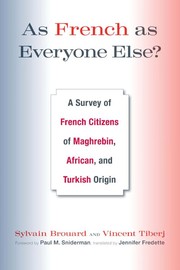 Front cover of As French as everyone else? by Sylvain Brouard