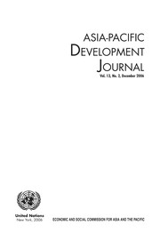 Cover of Asia-Pacific development journal by United Nations. Economic and Social Commission for Asia and the Pacific