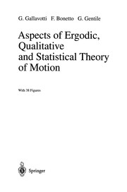 Cover of Aspects of Ergodic, Qualitative and Statistical Theory of Motion by Giovanni Gallavotti
