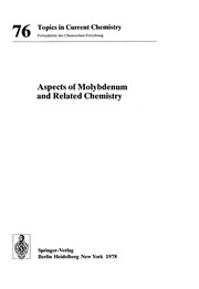 Cover of Topics in Current Chemistry by Michael J. S. Dewar
