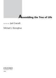 Cover of Assembling the tree of life by Joel Cracraft