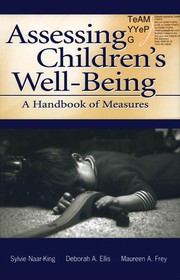 Front cover of Assessing children's well-being by Sylvie Naar-King