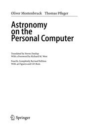 Front cover of Astronomy on the Personal Computer by Oliver Montenbruck