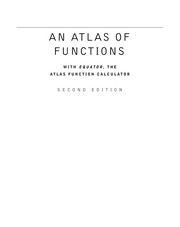 Front cover of An atlas of functions by Keith T Oldham