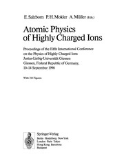 Front cover of Atomic Physics of Highly Charged Ions by Erhard Salzborn
