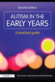 Cover of Autism in the early years by Val Cumine