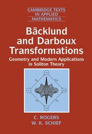 Cover of Bäcklund and Darboux transformations by C Rogers