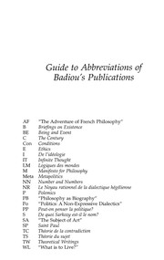 Cover of Badiou by Ed Pluth